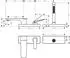 Hansgrohe AXOR Citterio C 3-Loch Einhebel-Wannenrandmischer Brushed Red Gold (49430310)