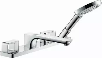 Hansgrohe Axor Urquiola 4-Loch Wannenrandarmatur 198mm Brushed Red Gold (11443310)