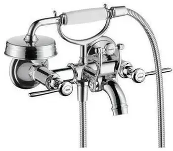 Hansgrohe Axor Montreux 2-Griff-Wannenarmatur Aufputz, Brushed Brass (16551950)