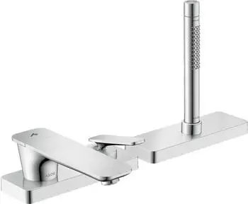 Hansgrohe Axor Citterio C Wand-3-Loch-Einhebelmischer mit sBox, Chrom (49430000)