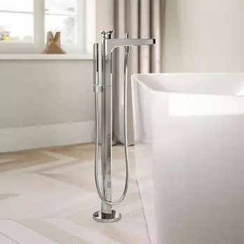 Villeroy & Boch Vea Wannenarmatur Bodenmontage Einhebelmischer (TVT11700100261)