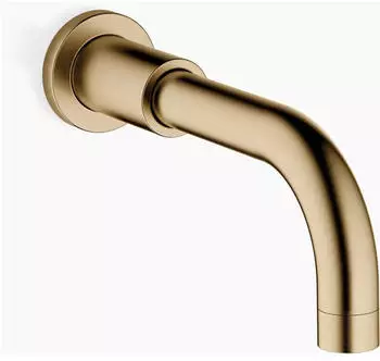 Dornbracht Tara Wannenauslauf Wandmontage 200mm Dark Brass geb&uuml;rstet (13801892-39)