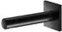 KEUCO IXMO Wanneneinlauf eckige Rosette 180mm schwarz matt (59545370102)