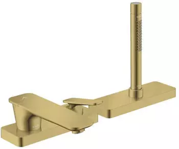 Hansgrohe Axor Citterio C Wannenrandarmatur 3-Loch Einhebel Goldoptik poliert (49430990)