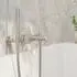 Steinberg Serie 100 Aufputz-Einhebelmischer Wanne/Dusche Nickel gebürstet (100 1100 BN)