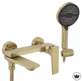Rea Premium Prime Badewannenarmatur Geb&uuml;rstetes Gold (REA-B6732)