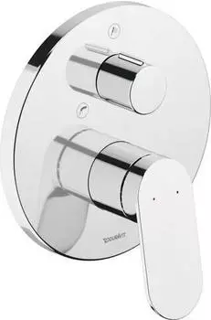 Duravit Wave Einhebel-Wannenmischer Unterputz 2 Verbraucher Chrom (WA5210018010)