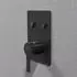 Steinberg Serie 390 UP-Einhebelmischer Wanne/Brause, schwarz matt (390 2221 3 S)