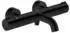 Duravit C.1 Wannenthermostat Aufputz mit Ab- und Umstellventil, schwarz matt (C15220000046)