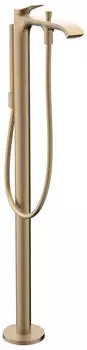 Hansgrohe Vivenis Wannenarmatur Bodenmontage Einhebelmischer geb&uuml;rstet Bronze (75445140)