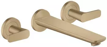 Hansgrohe Axor Citterio C Unterputz-Badewannenarmatur 3-Loch-Montage, Bronze geb&uuml;rstet (49482140)