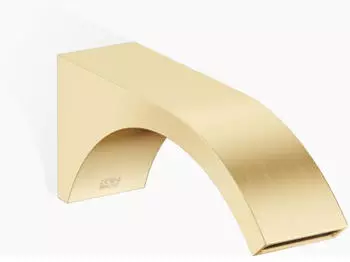 Dornbracht Cyo Wannenauslauf 190mm Wandmontage Messing geb&uuml;rstet (13801811-28)