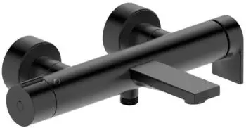 Duravit Tulum Einhebel-Wannenmischer Aufputz, S-Anschl&uuml;sse, schwarz matt (TU5230000046)