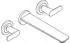 Hansgrohe Citterio C Unterputz-Wannenarmatur Cubic Cut Zweigriffmischer Bronze gebürstet (49483140)