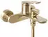 Rea Marco Wand Badewannen- und Duscharmatur Gebürstetes Gold, Messing & Keramik (REA-B5942)