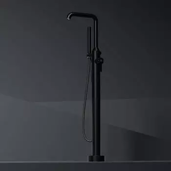 Steinberg Serie 315 Freistehende Wannenarmatur, schwarz matt (3151162S)