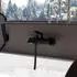 Hansgrohe Vivenis Einhebel-Wannenarmatur Aufputz, Schwarz Matt (75423670)