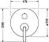 Duravit Balcoon Einhebel-Wannenmischer Unterputz Schwarz Matt (BA5210012046)
