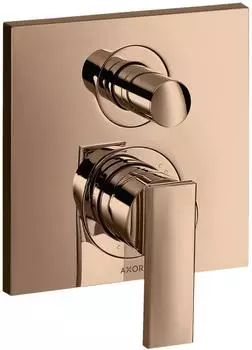 Hansgrohe Citterio Einhebel-Wannenmischer Unterputz polished red gold (39457300)