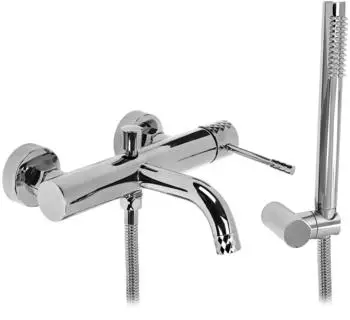 Rea Lungo Badewannenarmatur mit Handbrause, Chrom (REA-B6447)