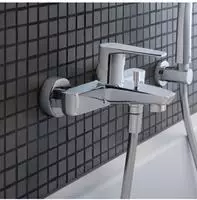 Duravit B.1 Einhebel-Wannenmischer Aufputz, Badarmaturen, B15230000010, chrom