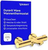 Duravit WA5220000034, Duravit Wave Wannenarmatur WA5220000034 Aufputz, Ab- und