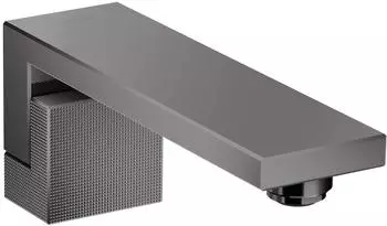 Hansgrohe AXOR Edge Wanneneinlauf Diamantschliff Polished Black Chrome (46411330)