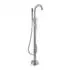Bernstein Standarmatur Wannenarmatur freistehend Chrom mit Handbrause (8028)