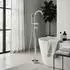 Bernstein Standarmatur Wannenarmatur freistehend Chrom mit Handbrause (8028)