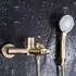 Rea Ontario Wand-Badewannenarmatur Einhebelmischer gebürstetes Gold (REA-B5513)
