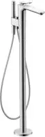 hansgrohe Wannen-Einhebelmischer Axor Citterio C cubic cut, chr, bodensteh., Ausl.