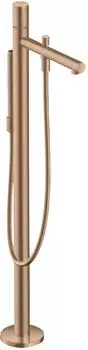 Hansgrohe AXOR Uno Einhebel-Wannenmischer freistehend Zerogriff 244mm Brushed Red Gold (45416310)