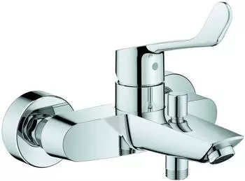 GROHE Eurosmart Einhand-Wannenbatterie Wandmontage langer Hebel Chrom (25243003)