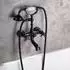 Rea Rustico Badewannenarmatur mit Handbrause, Schwarz (REA-B0701)