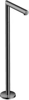 Hansgrohe Axor Uno Wanneneinlauf bodenstehend gerade, poliertes Schwarzchrom (45412330)