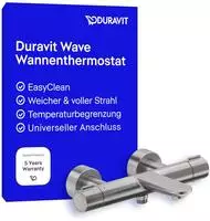 Duravit WA5220000070, Duravit Wave Wannenarmatur WA5220000070 Aufputz, Ab- und