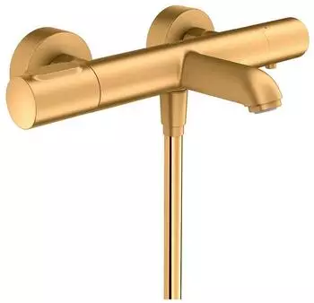 Hansgrohe AXOR Citterio M Wannenthermostat Aufputz, 2 Verbraucher, gebürstetes Gold Optik (34435250)