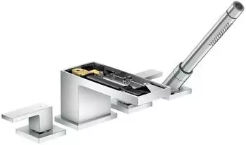 Hansgrohe AXOR MyEdition 4-Loch Wannenrandarmatur ohne Platte, chrom (47432000)