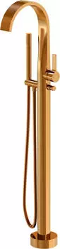 Steinberg Serie 280 freistehende Wannen-/Brausearmatur mit Handbrause, roségold (2801162RG)