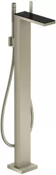Axor MyEdition Einhebel-Wannenmischer bodenstehend ohne Platte brushed nickel (47442820)
