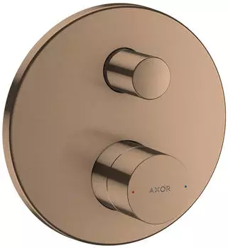 Axor Uno Einhebel-Wannenmischer Unterputz mit Zerogriff brushed red gold (45405310)
