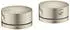 Axor One 2-Loch Wannenrandarmatur mit Thermostat brushed nickel (48470820)