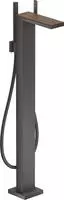 hansgrohe Wannen-Einhebelmischer Axor MyEdition A 196mm, boden, o. Pl., brush. bla vc