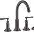 Axor Montreux 4-Loch Fliesenrandarmatur mit Hebelgriffen brushed black chrome (16554340)