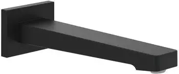 Villeroy & Boch Architectura Square Badewannenauslauf Wandmontage matt schwarz (TVT125002000K5)