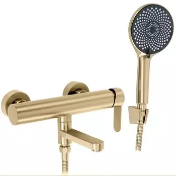 Rea Arcos Wannenarmatur geb&uuml;rstetes Gold (REA-B6982)
