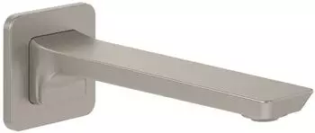 Villeroy & Boch Subway 3.0 Badewannenauslauf Wandmontage geb&uuml;rstetes Nickel (TVT11200100064)