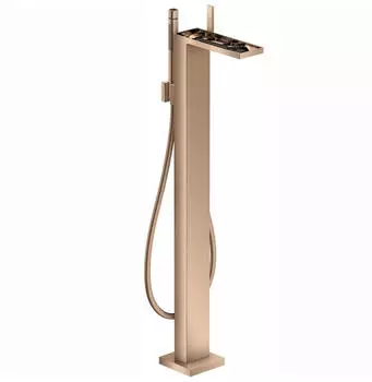 Axor MyEdition Einhebel-Wannenmischer bodenstehend ohne Platte polished red gold (47442300)