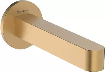 Hansgrohe Finoris Wanneneinlauf Wandmontage, 174mm, geb&uuml;rstetes Bronze (76410140)