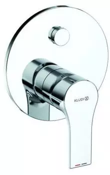 Kludi ZENTA SL Unterputz Wannenf&uuml;ll- und Brause-Einhandmischer Push-Set, chrom (487590565)